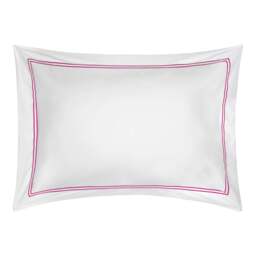 Lexington 300TC Sateen Fuchsia Pink Two Line Duvet Cover - thumbnail 5