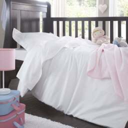 Seville Organic 600TC Sateen Cot Bed Fitted Sheet - thumbnail 4