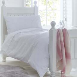 Seville Organic 600TC Sateen Cot Bed Fitted Sheet