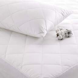 Luxury Cotton Quilted Mattress Protector - thumbnail 1