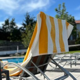 Girona Stripe Beach Lounger or Pool Chair Towel Collection - thumbnail 3