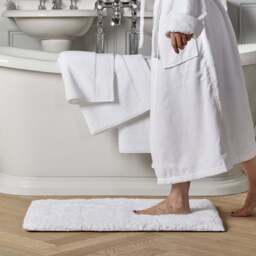 Hartford Plush Memory Foam Bath Mat Collection White - thumbnail 4