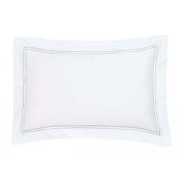Lexington 300TC Sateen Silver Grey Two Line Duvet Cover - thumbnail 5