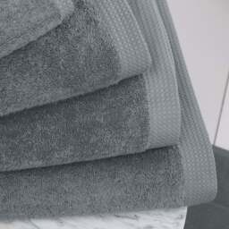 Napoli Grey 550gsm Towel Collection - thumbnail 2