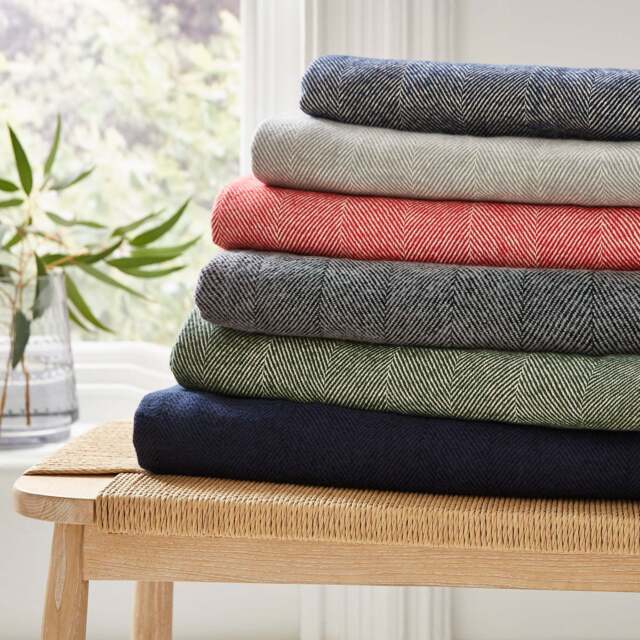 Lisbon Throw with Blanket Stitch Hem - image 1
