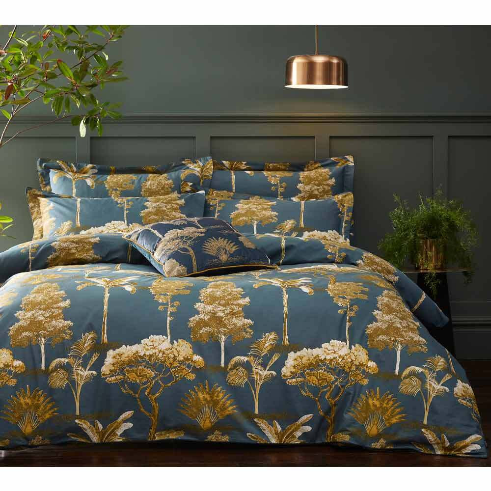 Golden Arboretum Bed Linen Set (Double Set)