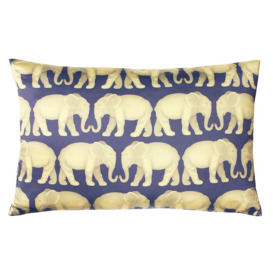 Elephantine Navy Blue Cushion - thumbnail 1
