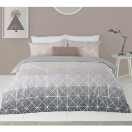 Geometric Ombre Bed Linen Set (Super King Set)