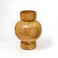 Chiara Small Blue Sand Effect Vase - Stoneware 100%