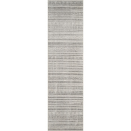 Maia Low Pile Washable Non Slip Motif Traditional Area Rug Living Room Hallway - Grey / 300cm - thumbnail 3