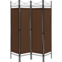 Costway Room Divider - Brown - Brown