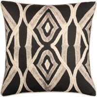 Cape Ikat Reversible Cushion - Black / Polyester