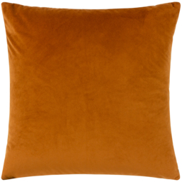 Ledbury Velvet Jacquard Cushion - Ginger and Grey - thumbnail 4