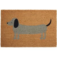 Filta Daschund Doormat - Brown