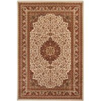 Opulent Cream Fireside Area Rug - Multicolour / 80cm x 150cm