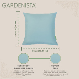 Macaw Print Garden Cushion Cover Outdoor Covers - Vert Green / 1 / Vert Green - thumbnail 4