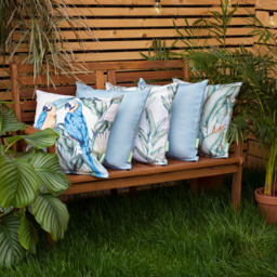 Macaw Print Garden Cushion Cover Outdoor Covers - Vert Green / 1 / Vert Green - thumbnail 2