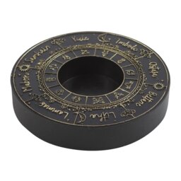 Wheel of the Year Tealight Candle Holder for Sabbats Rituals - White - thumbnail 4