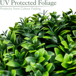 Artificial Laurel Topiary Balls Set of 2 - Green - thumbnail 3