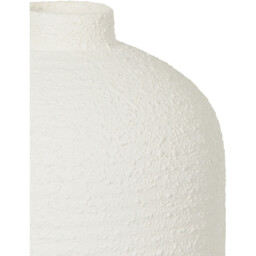 Harper Tall Textured Vase - White - thumbnail 3