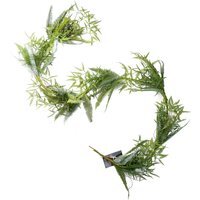 Artificial Hanging Trailing Fern Garland Plant Realistic - Green