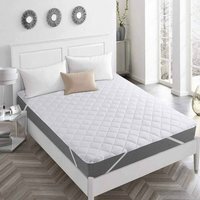 Extra Deep Quilted Mattress Protector - White / Single - thumbnail 1