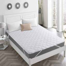 Extra Deep Quilted Mattress Protector - White / Single - thumbnail 2