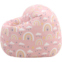 Kids Bean Bag Chair, Childrens Beanbag for Girls and Boys - Rainbow - thumbnail 3