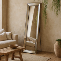 Wyld Haus Antiqued Gold Extra-Large Full-Length Standing Mirror - Gold