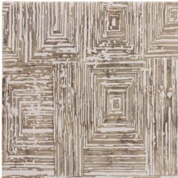 Iona Beige Textured Squares Pattern Rug - Beige / 230cm - thumbnail 5
