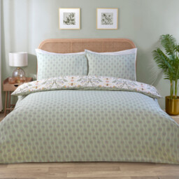 Gardenia Duvet Set - White / Superking - thumbnail 2