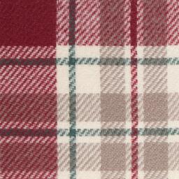 Pack Of Dorset Woven Check Cushion Covers - Red / 2 - thumbnail 3