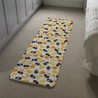 Autumn Leaves  Halloween Skulls Runner Rug - Yellow - thumbnail 1