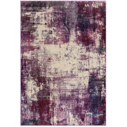 Viva Distressed Magenta  Cream Rug - Purple / 230cm - thumbnail 3