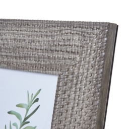 Woven Elegance 4X6 Photo Frame - Grey - thumbnail 4