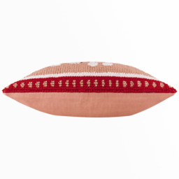 Candy Ho Ho Ho Tufted Feather Cushion 50 x 30cm - Pink/Red - thumbnail 3