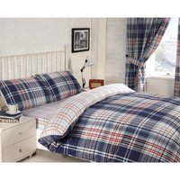 Brandon Check Room In A Bag Polycotton Duvet Set With Pillowcase - Multicolor
