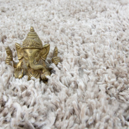 Super Soft Shaggy Pile Living Area Rug - Beige / 240 x 60cm - thumbnail 2