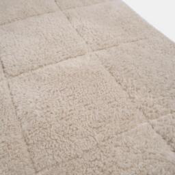 Teddy Fleece Weighted Blanket Throw - Natural / 200cm - thumbnail 2