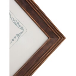 Haldon Wooden Frame  - Brown / 16 x 12in - thumbnail 3