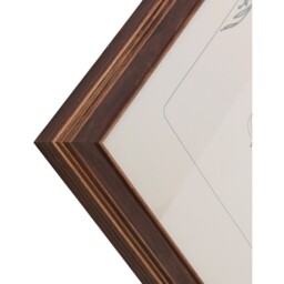 Haldon Wooden Frame  - Brown / 16 x 12in - thumbnail 5