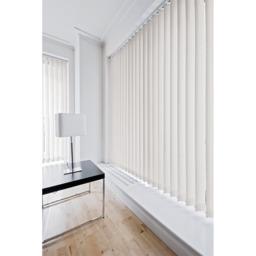 Dimout Vertical Blind Including Headrail - Cream / 180cm / 240cm - thumbnail 4