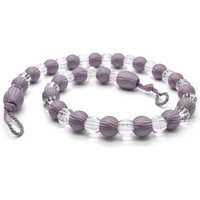 One Krystal Tieback Pair - Mauve