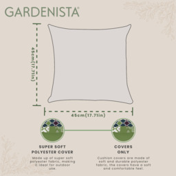 Moroccan Print Outdoor Garden Scatter Cushion Cover - English Ivy / All green designs - thumbnail 4