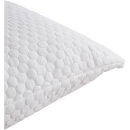 Bamboo Fiber Memory Foam Pillow Insert - White / 74cm - thumbnail 4