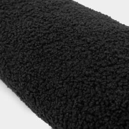 Boucle Textured Door Draught Excluder Draft Insulator - Black - thumbnail 3