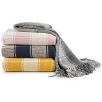 Frisco Throw - Navy Blue / 127cm / 152cm