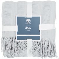 Parisa Seersucker Throw - Silver - image 1
