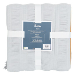 Parisa Seersucker Throw - Silver - thumbnail 4
