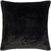 Stanza Faux Fur Cushion 55 x 55cm - Jet / Polyester
